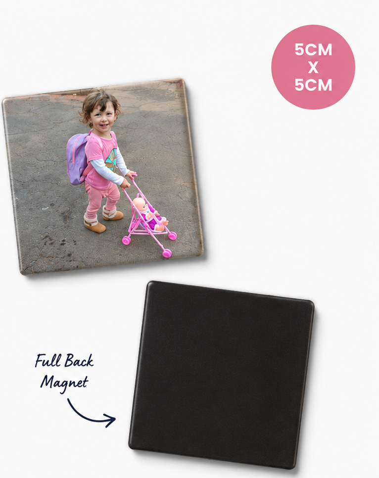 5cm X 5cm Custom Photo Magnet