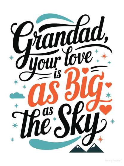 Celebrate Grandad