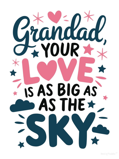 Celebrate Grandad