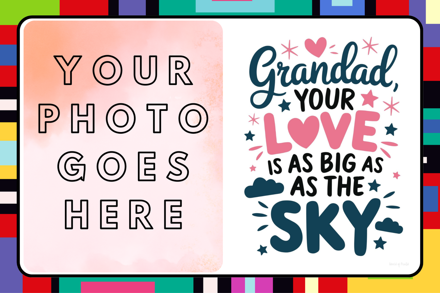Celebrate Grandad Frames