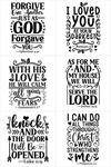 Scripture Magnet Set 6pc