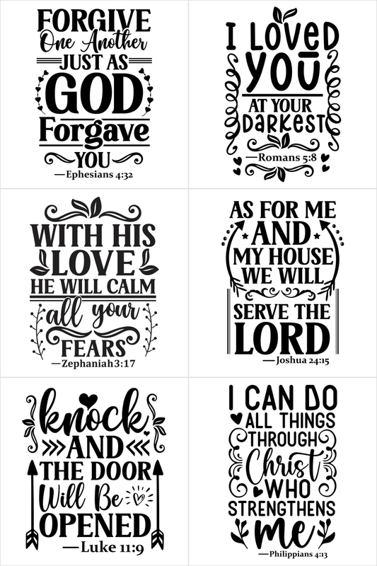 Scripture Magnet Set 6pc
