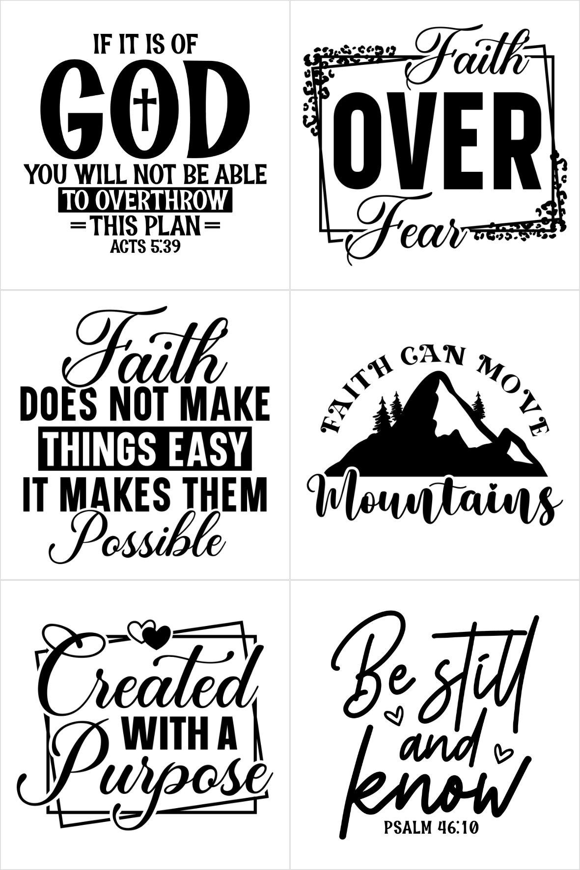Scripture Magnet Set 6pc