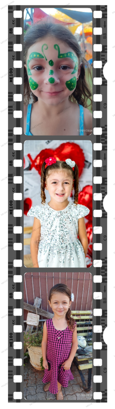 Photo-film Theme Strip Magnet